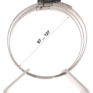 Suport stalp vertical HikVision DS-1475ZJ-SUS, montaj camere Bullet si Dome, material otel inoxidabil, culoare Hikvision White, design robust pentru exterior, compatibilitate universala accesorii, prindere sigura - Img 5