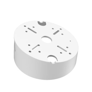 Suport tavan inclinat camera Hikvision DS-1240ZJ, inclinare la 15 grade, fabricat din aliaj de aluminiu, culoare alb (Hikvision White), montaj interior si exterior, rezistent la coroziune