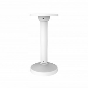 Suport tip coloana suspendata pentru camere dome HikVision DS-1471ZJ-155, material aliaj de aluminiu, culoare alb, montaj pe tavan, design robust, rezistent la intemperii, lungime de 155 mm