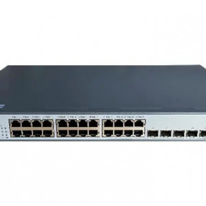 Switch 10G L3 Full Managed Hikvision DS-3E3730, 24 porturi Gigabit, 6 porturi 10G SFP+, rutare statica/OSPF/BGP/MPLS, securitate MACsec (802.1ae), IEEE 802.1x, QoS, DHCP Server, protectie inel EAPs/ERPs, management SSH