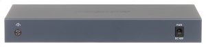 Switch PoE HikVision Gigabit Unmanaged 8 Porturi DS-3E0510P-E, 8 x PoE 10/100/1000 Mbps, 1 x Uplink RJ45, 1 x Uplink SFP, putere totala PoE 110W, protectie supratensiune 6KV, optimizat transmisie video, plug and play - Img 2