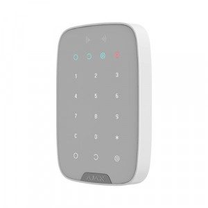 Tastatura cu cititor carduri, wireless, alb - AJAX KeyPadPlus(W) - Img 2