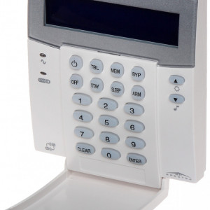 Tastatura LCD Paradox K32LX, 32 caractere, meniu in limba Romana, compatibila seria Spectra SP, functie StayD, 1 intrare zona, 1 iesire PGM, 8 butoane actiune rapida, afisare alarme in timp real, upgrade firmware
