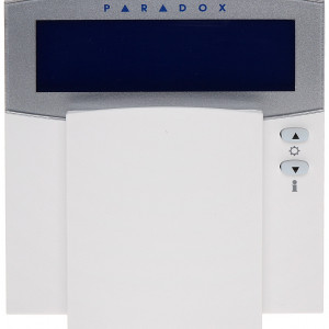 Tastatura LED Paradox K37, modul radio 32 zone wireless inclus, afisare 2 partitii, functie StayD, 1 intrare zona fir, 7 butoane actiune rapida, memorie 256 evenimente, compatibila Spectra SP si Magellan, Grad 2 - Img 2