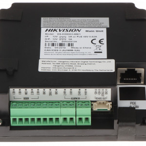 Unitate principala videointerfon modular HikVision DS-KD8003-IME1, camera 2MP HD Fisheye, IR, 1 buton apel, 2 relee comanda yala, alimentare PoE/12V, protectie IP65, configurabil prin module, seria Pro - Img 3
