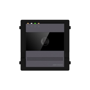 Videointerfon 2-wire Hikvision DS-KD7003EY-IME2/Aluminum, imagini HD cu WDR si unghi larg, configurare usoara AP mode si plug&play, butoane configurabile, indicatori multipli status, control doua yale, carcasa aluminiu