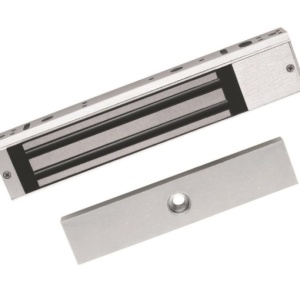 Yala electrica HikVision DS‑K4G100, fail‑secure si fail‑safe selectabil, inox US304, tractiune magnetica 800 kg, 100000 cicluri bobina, protectie impotriva deschiderii fortate, izolatie dubla
