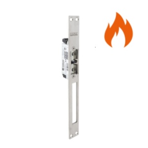 Yala electromagnetica incastrabila Dorcas SW99-1-NF305-TOP/YL-X, rezistenta la foc EI120, protectie la apa, forta 900kg, monitorizare, impuls, fail-secure, 10-24V AC/DC