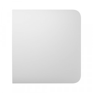 Buton lateral Ajax SideButton (1-gang / 2-way) pentru rame multiple LightSwitch, tactil/contactless, senzor apropiere 15mm, culoare alb (White), compatibil cu releu LightCore simplu sau cap-scara