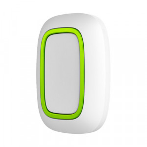 Buton panica si automatizare wireless Ajax Button Jeweller, protectie la apasare accidentala (dubla/lunga), distanta 1300m, IP55, control scenarii smart home, criptare AES, autonomie baterie pana la 5 ani, alb - Img 2