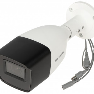 Camera supraveghere analogica HikVision Bullet 2MP DS-2CE19D0T-VFIT3F(2.7-13.5mm)(C), Lentila varifocala manuala, Night Vision IR 40m, Semnal 4 in 1 TVI/AHD/CVI/CVBS, Protectie IP67, Carcasa rezistenta, Imagine FHD