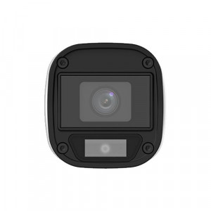 Camera supraveghere analogica Uniview Bullet 5MP UAC-B115-F28-W(2.8mm), Tehnologie ColorHunter, Imagini color 24/7, Lumina alba calda, Semnal comutabil TVI/AHD/CVI/CVBS, Protectie IP67, Meniu OSD, Carcasa rezistenta