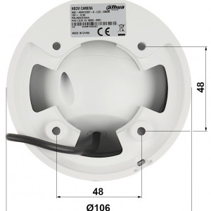 Camera supraveghere Dahua Eyeball 2MP DH-HAC-HDW1239T-A-LED(2.8mm), tehnologie HDCVI, imagini color 24/7, LED alb 40m, WDR 130dB, microfon incorporat, protectie IP67, carcasa metalica - Img 2