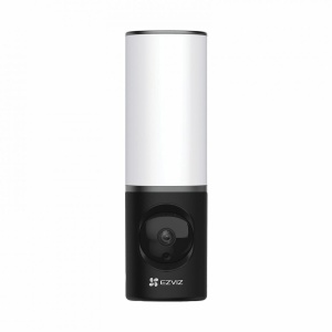 Camera supraveghere exterior EZVIZ 4MP CS-LC3-A0-8B4WDL Quad HD, lampa LED 700lm integrata, luminozitate reglabila, detectie AI persoane, vedere nocturna color, sirena 100dB, audio bidirectional, Wi-Fi, IP65