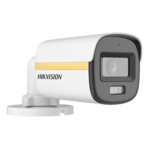 Camera supraveghere HikVision Mini Bullet 2MP DS-2CE10DF3T-LSE(2.8mm), Turbo HD ColorVu, Smart Hybrid Light (IR 30m, Lumina Alba 20m), 130 dB True WDR, Audio over Coax (microfon incorporat), protectie IP67, imagine color 24/7, PoC, carcasa metalica - Img 3