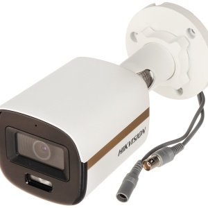Camera supraveghere HikVision Mini Bullet 3K DS-2CE10KF3T-LE(2.8mm), Turbo HD ColorVu, Smart Hybrid Light (IR 20m, Lumina Alba 20m), 130 dB True WDR, PoC (Power over Coax), protectie IP67, lentila 2.8mm, imagine color 24/7, carcasa metalica - Img 4