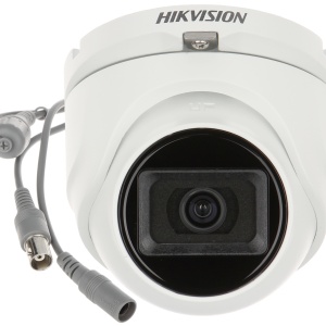 Camera supraveghere HikVision Turret 5MP DS-2CE76H0T-ITMF(C)(3.6mm), Turbo HD, 4 in 1 (TVI/AHD/CVI/CVBS), IR 30m EXIR 2.0, WDR digital, protectie IP67, carcasa metalica, alimentare 12V, interior/exterior - Img 2