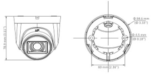 Camera supraveghere interior Turret 5 MP HikVision DS-2CE76H0T-ITPF(2.8mm)(C), Turbo HD, tehnologie EXIR 2.0 (IR 20m), 4 in 1 (TVI/AHD/CVI/CVBS), rezolutie 2560 x 1944, lentila fixa, carcasa compacta, instalare usoara - Img 4