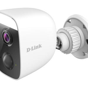Camera supraveghere IP D-Link Outdoor 2MP DCS-8627LH, rezolutie Full HD, Wi-Fi, Spotlight 400 lumeni, vedere nocturna color, AI Person Detection, detectie spargere geam, sirena 100dB, Audio bidirectional, IP65