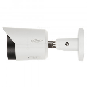 Camera supraveghere IP Dahua bullet 4MP IPC-HFW2439S-SA-LED-0280B-S2(2.8mm) Lite Full-color, Warm LED 30m, 1/3” CMOS, WDR, 3D NR, protectie IP67, slot card microSD 256GB, microfon incorporat, H.265+, IVS, PoE - Img 2