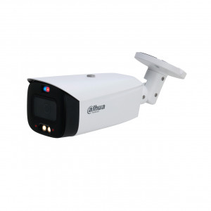 Camera supraveghere IP Dahua bullet 8MP IPC-HFW3849T1-AS-PV-0280B-S3(2.8mm), WizSense, Smart Dual Light, Active Deterrence, 2.8mm, IR 30m, lumina calda 30m, alarma sonora si luminoasa, microfon dual, difuzor, slot card, IP67