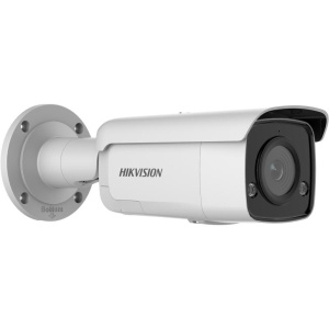 Camera supraveghere IP HikVision Bullet 6MP DS-2CD2T66G2-ISU/SL(2.8mm), DarkFighter, alarma stroboscopica si audio (Live Guard), AcuSense (detectie om/vehicul), 120dB WDR, IP67, audio bidirectional, H.265+, slot card SD - Img 2