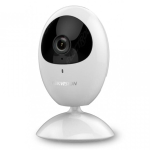 Camera supraveghere IP HikVision cube 2MP DS‑2CV2U21FD‑IW(W)(2.8mm) Wi‑Fi, audio bidirectional, DWDR, H.264, slot SD pana la 128 GB, Hik‑Connect pentru management si vizualizare remote