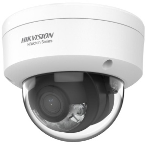 Camera supraveghere IP HikVision HiWatch Dome 2MP HWI-D129H(D)(2.8mm), Tehnologie ColorVu 24/7, Rezolutie Full HD, Protectie antivandal IK08, Protectie IP67, Compresie H.265+, Performanta excelenta in lumina slaba