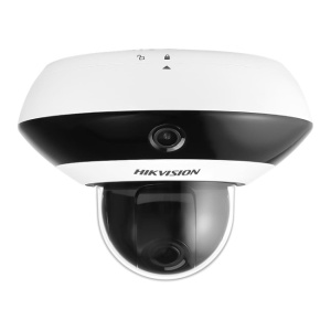 Camera supraveghere IP HikVision PT3 Mini PanoVu 2MP DS-2PT3122IZ-DE3(2.8-12mm), Panoramic + PTZ, Zoom Optic 4x, H.265+, IR 15m, unghi 128.5 grade, alimentare PoE, slot card SD, monitorizare duala, design compact Mini - Img 2