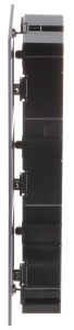 Carcasa interfon montaj ingropat HikVision DS-KD-ACF3/S, rama modulara pentru 3 module, material otel inoxidabil de inalta calitate, include doza incastrabila, suruburi capac si accesorii necesare instalarii - Img 4