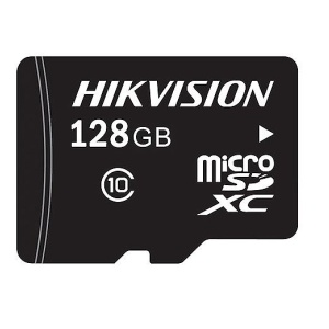 Card memorie micro SDXC HikVision HS-TF-L2 128G capacitate 128GB, viteza citire 95MB/s, scriere 50MB/s, tehnologie NAND TLC, optimizat pentru sisteme supraveghere CCTV, fiabilitate ridicata, design compact