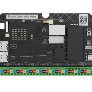 Centrala efractie hibrida Ajax Superior Hub Hybrid 4G (without casing), 100 dispozitive, 8 linii Fibra, Jeweller, Wings, Ethernet, Dual SIM 4G, 32 scenarii, autonomie 60h, suporta fotoverificare si 10 camere IP