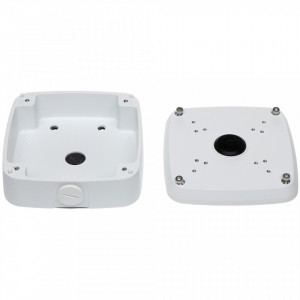 Cutie jonctiuni camera supraveghere Dahua PFA121, material aliaj de aluminiu, protectie IP66 impotriva intemperiilor, sarcina maxima 3kg, dimensiuni 134x133.9x56mm, rezistenta la temperaturi extreme, montaj sigur si estetic - Img 4