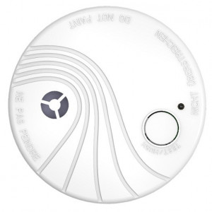 Detector de fum wireless Hikvision DS-PDSMK-S-WE, AX PRO, senzor fotoelectric, autonomie baterie 10 ani, sirena incorporata 85dB, certificare EN 14604, 868 MHz, configurare si alerte prin aplicatie