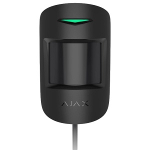 Detector de miscare cablat Ajax Superior MotionProtect G3 Fibra (Black), grad 3, anti-masking, detectie 15m, tehnologie SmartDetect, alimentare bus 24V, protectie 3 tampere, IP30 si IK04, montaj interior, 120x62x52mm