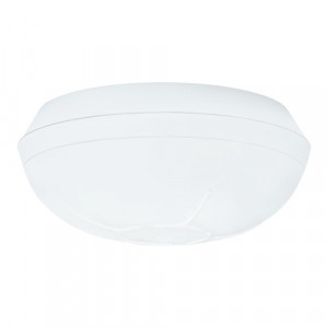 Detector de miscare wireless de tavan DSC NEO PG8862 tehnologie PowerG, detectie 360 grade, diametru 10m, algoritm True Motion Recognition, autonomie 5 ani, criptare AES-128, inaltime montaj pana la 4m, culoare alb