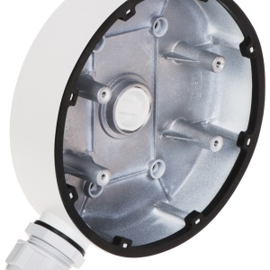 Doza montaj Hikvision Junction Box DS-1280ZJ-DM55, aliaj aluminiu, culoare alb (Hikvision White), ideala pentru protectia conexiunilor si cablurilor - Img 3