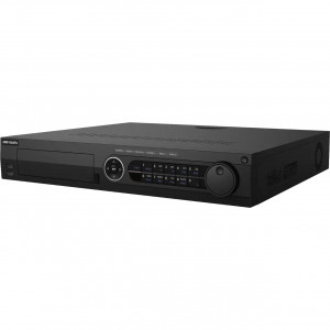 DVR HikVision Ultra 1.5U 32 canale iDS-7332HUHI-M4/S, Tehnologie AcuSense Deep Learning, Rezolutie 5MP, Suporta 4 HDD SATA, Pana la 64 canale IP, Compresie H.265 Pro+, Protectie perimetrala, Functie POS avansata