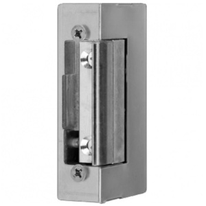 Electromagnet aplicat fail secure ASSA ABLOY E7E-E4139 alimentare 12Vcc cu parghie de deblocare manuala, consum redus de energie, rezistenta sporita, compatibil control acces, nu include placa de suport montaj