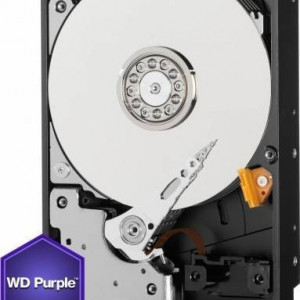 Hard disk supraveghere Western Digital Purple 1TB WD10PURX, format 3.5 inch, optimizat pentru lucru continuu 24/7, tehnologie IntelliPower, 64MB Cache, interfata SATA 6 Gb/s, consum redus de energie si fiabilitate - Img 2