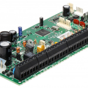 Kit centrala alarma antiefractie Paradox Spectra SP6000, 8 zone pe placa, extensibila la 32 zone, 2 partitii, 3 iesiri PGM, StayD, memorie 256 evenimente, include cutie metalica AWO000EI si transformator - Img 2