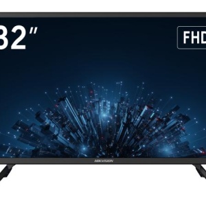 Monitor FHD Hikvision DS-D5032F3-1V0S, 32 inch, 75Hz, panou VA, unghi 178°, tehnologie 3D Noise Reduction, Low Blue Light, difuzoare integrate, interfata HDMI si VGA, suport VESA, ideal pentru monitorizare 24/7