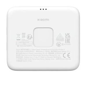 Monitor umiditate si temperatura Xiaomi BHR9041GL cu ecran multifunctional, afiseaza temperatura, umiditate, ora, data si nivel confort, senzor de inalta precizie ±0.1°C/1% RH, conectivitate Bluetooth 5.0, baterie CR2450 inclusa, montaj flexibil