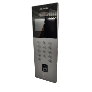 Post exterior videointerfon IP HikVision DS-KD9203-FE6 Ultra Series, recunoastere faciala, cititor amprenta si card Mifare, ecran LCD 4.3-inch, camera duala 2MP, protectie IP65, configurare Web, acces PIN - Img 2