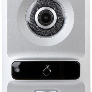 Post exterior videointerfon IP HikVision DS-KV8102-IP pentru 1 familie, rezolutie HD, cititor card integrat, compatibil cu monitoarele DS-KH6320-WTE1/TE1, acces prin aplicatie Hik-Connect, carcasa robusta, IP65 - Img 2