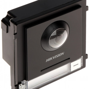 Post exterior videointerfon modular HikVision DS-KD8003-IME2, tehnologie 2 fire, camera Fisheye Full HD, infrarosu integrat, control acces, protectie antisabotaj, suporta 8 module adiacente, compresie H.264, carcasa metalica
