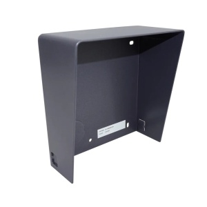 Protectie ploaie HikVision DS-KABD8003-RS1, montaj aplicat pentru 1 modul videointerfon, compatibil DS-KD8003-IME1 si DS-KD8003-IME2, material otel SECC, design rezistent, protectie intemperii, finisaj profesional