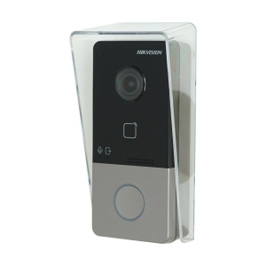 Protectie ploaie HikVision DS-KABV6113-RS/Surface pentru post exterior seria KV6103 si KV6113, montaj aplicat pe suprafata, material plastic rezistent, scut protectie intemperii, instalare rapida, accesoriu videointerfon - Img 4
