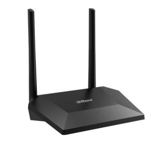 Router Wireless Dahua DH-N3, N300 Mbps, 2.4 GHz, standard 802.11b/g/n, 1 port WAN + 3 porturi LAN, 2 antene externe de mare putere, selectare automata a canalului, buton WPS