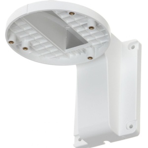 Suport de perete Hikvision DS-1258ZJ pentru camere tip dome, fabricat din material plastic rezistent, culoare Hikvision White, design ergonomic pentru mascarea cablurilor, ideal pentru montaj la interior in sisteme de supraveghere video - Img 2